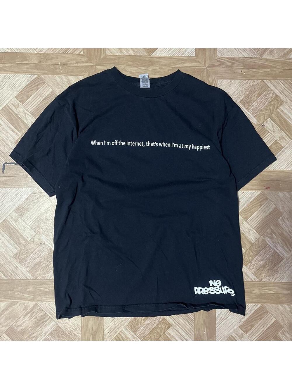 Y2K Large skater Logic rapper tshirt